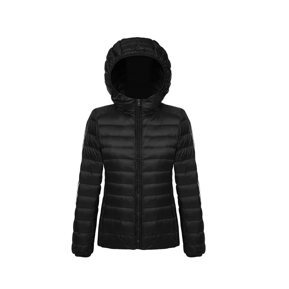 Plus Size 7XL Winter Newest Ultra Light Thin Warm 90% White Duck Down Jackets Women Casual Hooded Slim Coat Tops Female Outwear