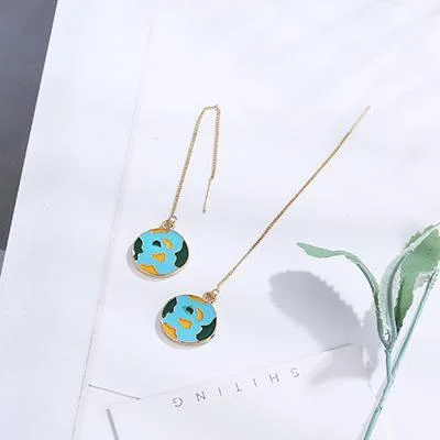Universe Dolphin Earrings