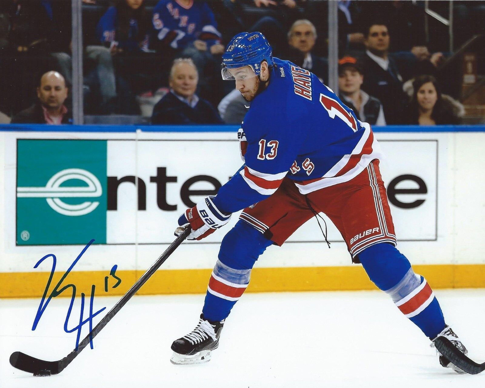 Kevin Hayes Signed 8x10 Photo Poster painting New York Rangers Autographed COA E