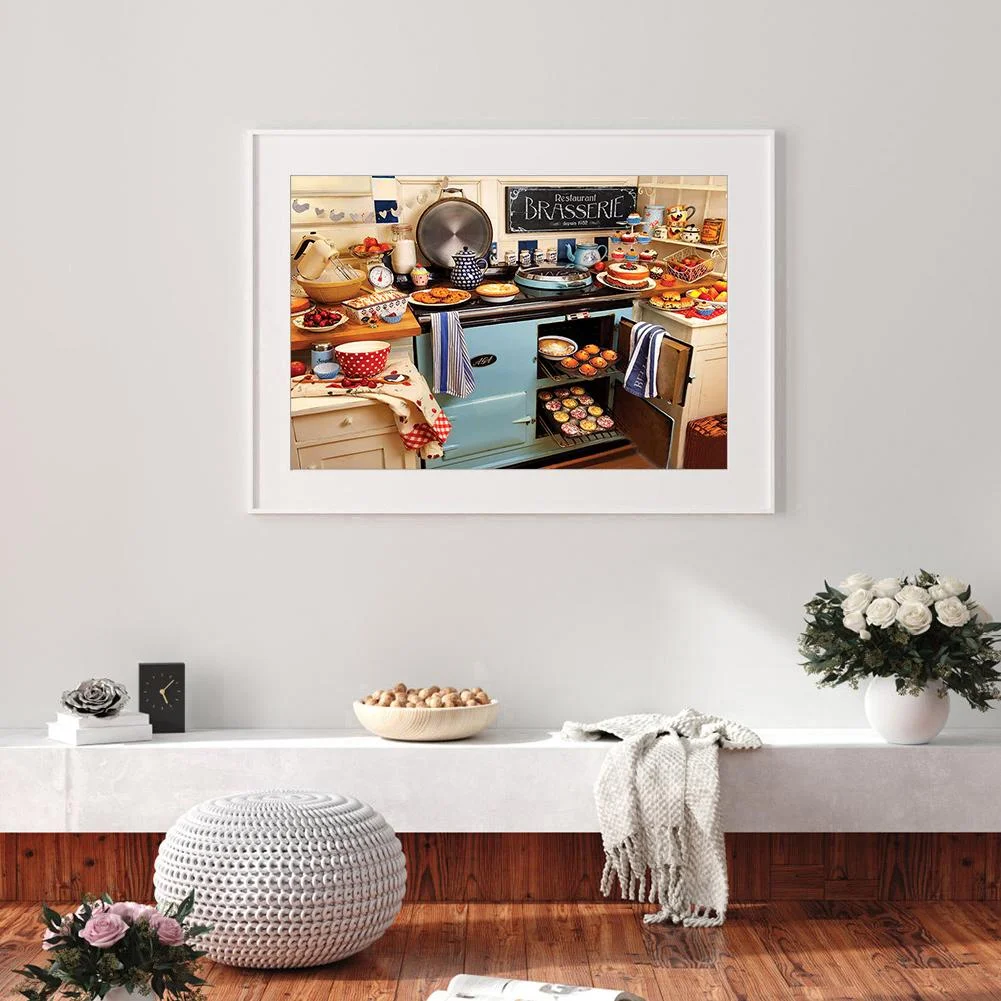 Diamond Painting - Full Round Drill - Mosaic Kitchen Pattern(40*30cm)