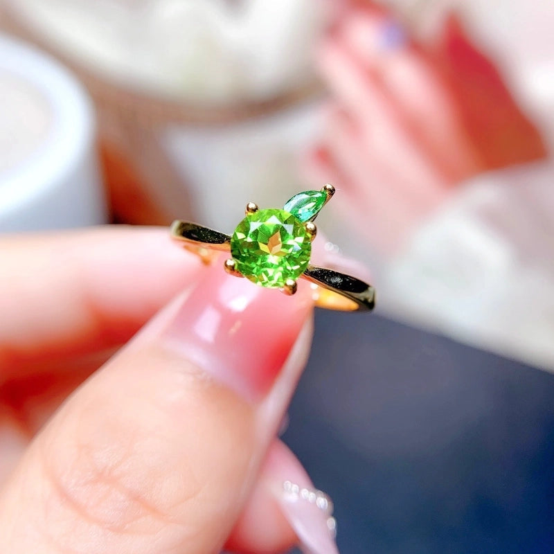 1 Piece 1 Pair Minimalist Fruit Copper Plating Women’s Rings Earrings Necklace