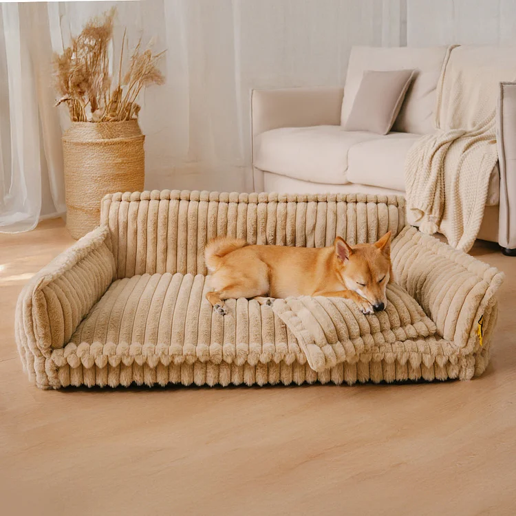 Large Washable Fluffy Orthopedic Soft Dog Pillow Dog Sofa Bed