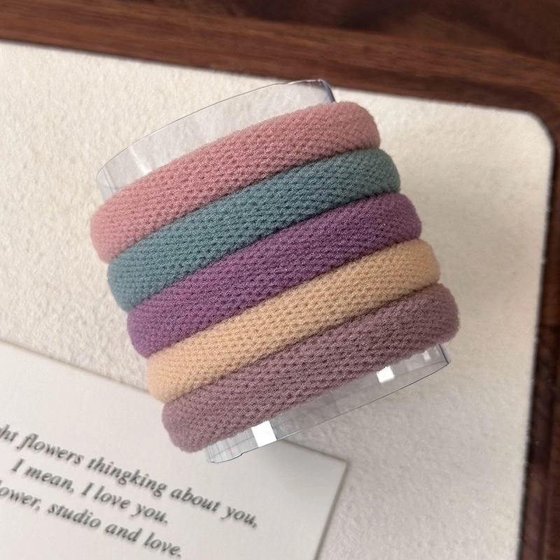 Women’s Classic Style Solid Color Cloth Hair Tie