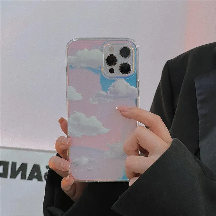 Transparent Cloud Case For iPhone