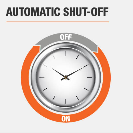 This electric fireplace has Automatic shut-off feature