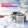 Car Glass Deicing Cleaning Tool 2 in 1 Car Ice Shovel Glass Brush Car Wash Tools