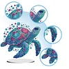 (US Only)Acrylic 2D Flat Sea Turtle DIY Diamond Painting Desktop Ornaments Kit for Decor