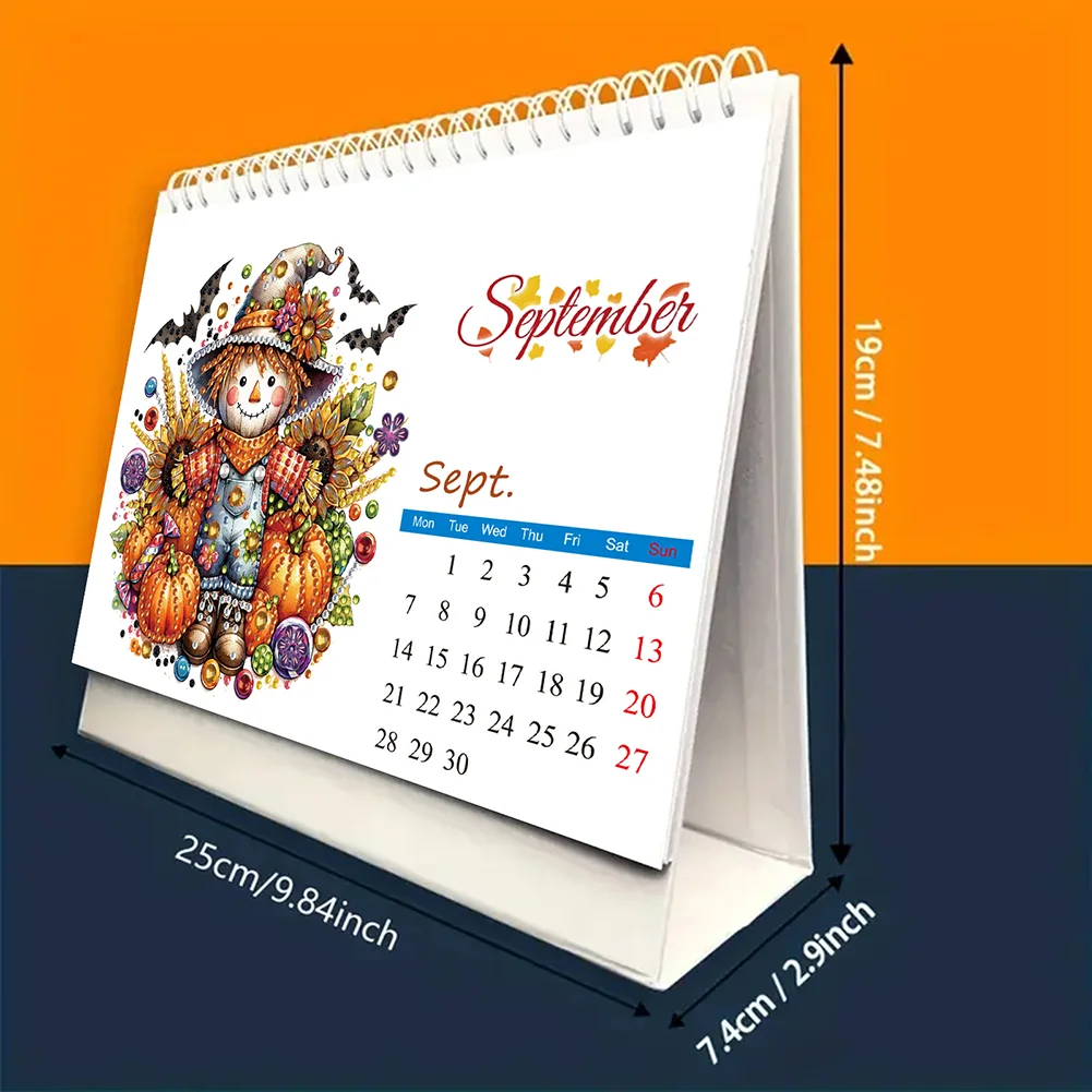 5D/DIY Calendar Crystal Painting Desk Calendars Kit Diamond Painting Calendar