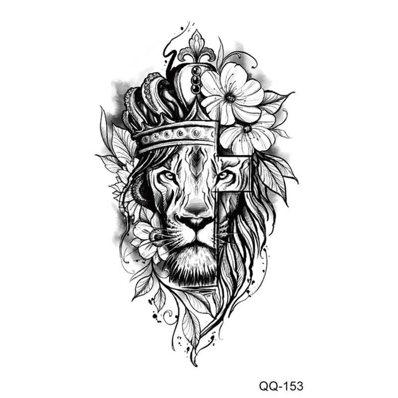 Sdrawing Waterproof Temporary Flower Tattoos Women Beauty Rose Butterfly Flash Feather 3D Fake Tattoo Arm Waist Hand Sticker Men