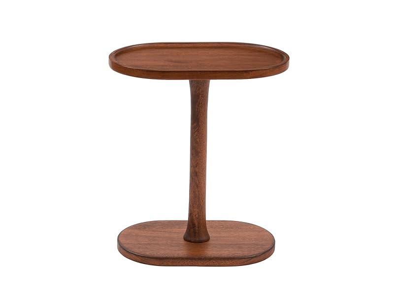 End Table C Shape End Table Pedestal End Table Living room end table