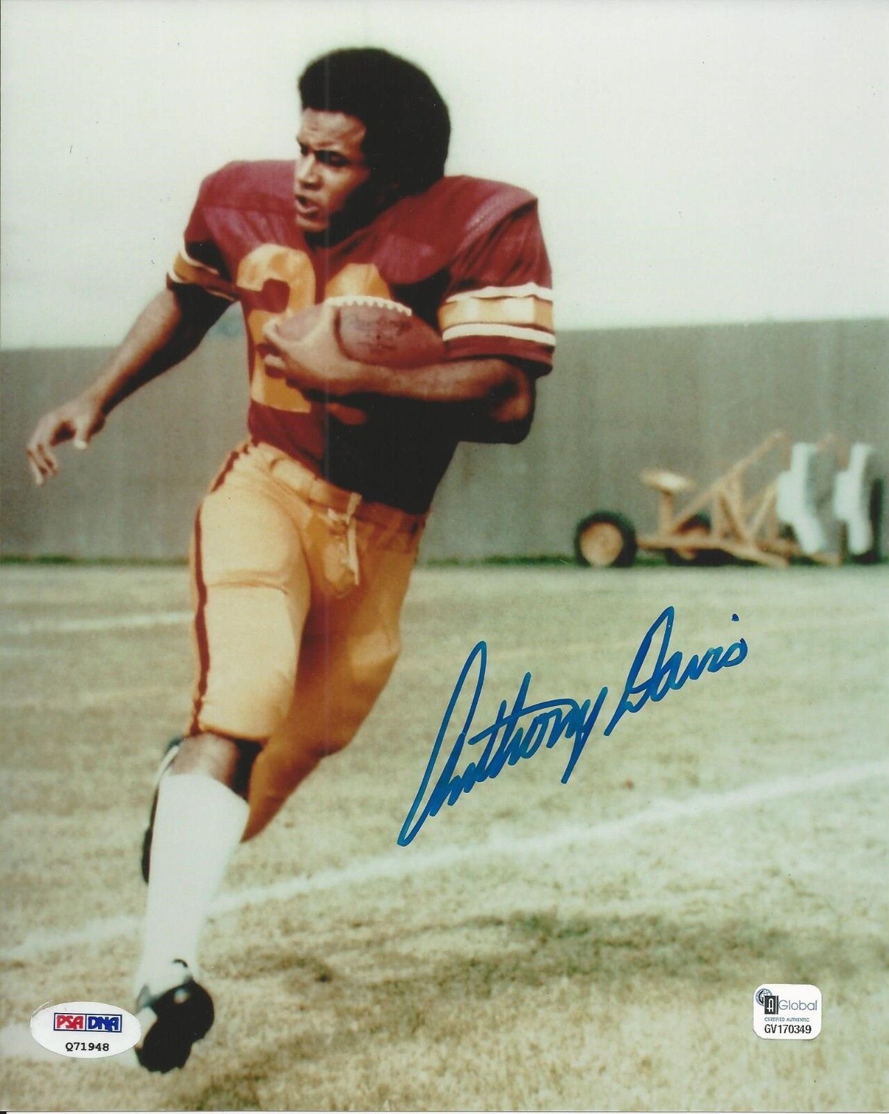 Anthony Davis Signed USC Trojans 8x10 Photo Poster painting PSA Q71948