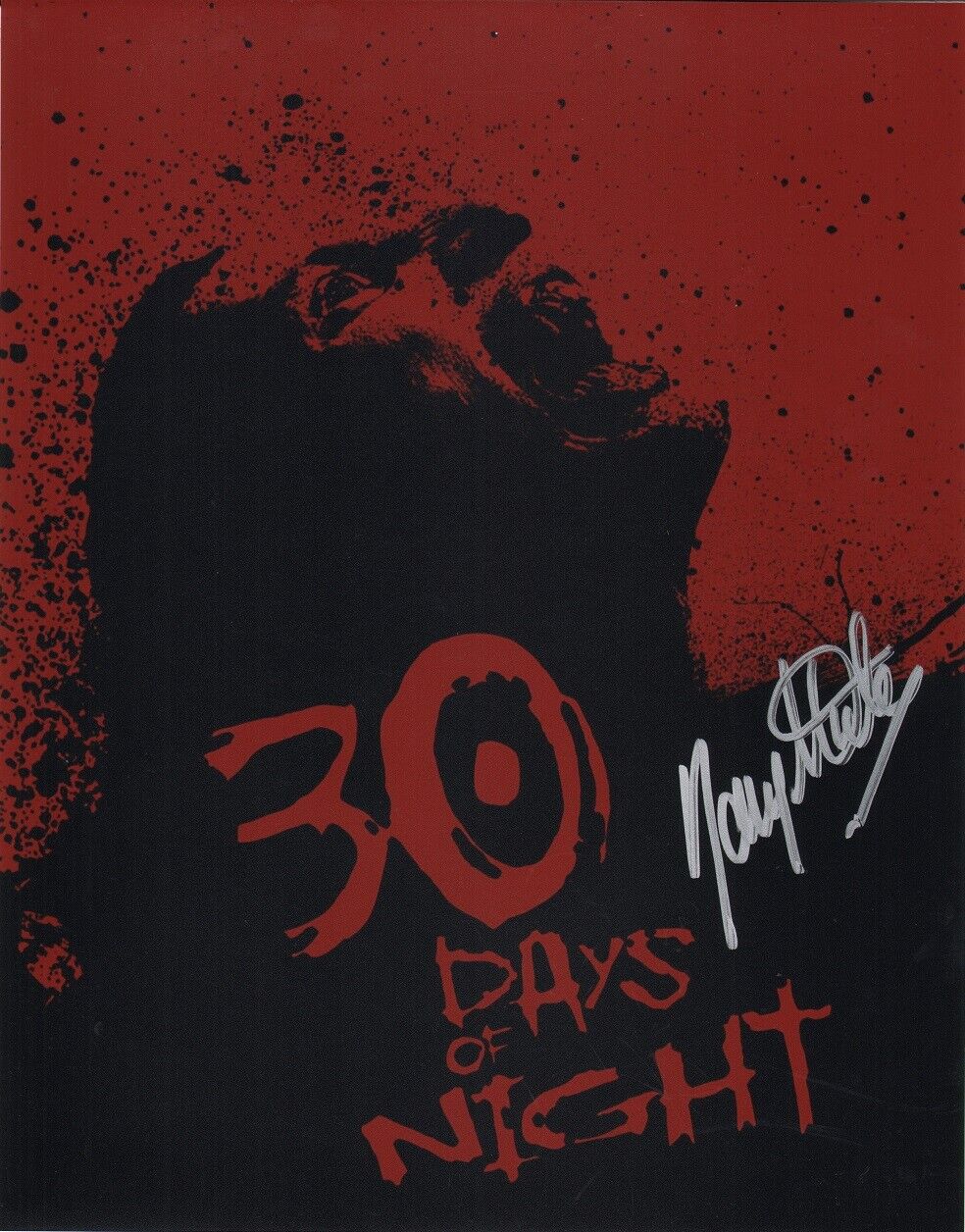 ~~ DANNY HUSTON Authentic Hand-Signed 30 DAYS OF NIGHT