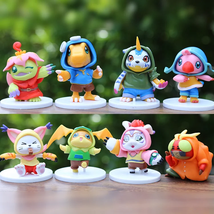 Q-version Digimon dolls (8-piece set)