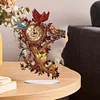 Diamond Painting Acrylic Birds House  Clock Ornament