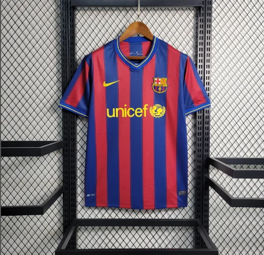 Retro 09-10 Barcelona Home Football shirt 
