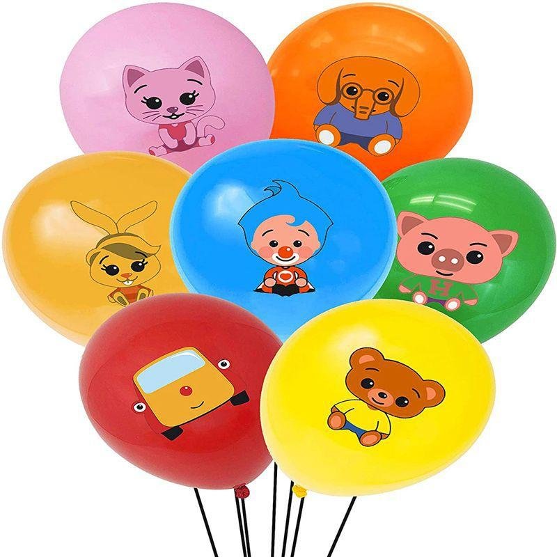 Plim Plim Balloons Kids Birthday Party Themed Party Supplies Home Decoration 21 Pcs
