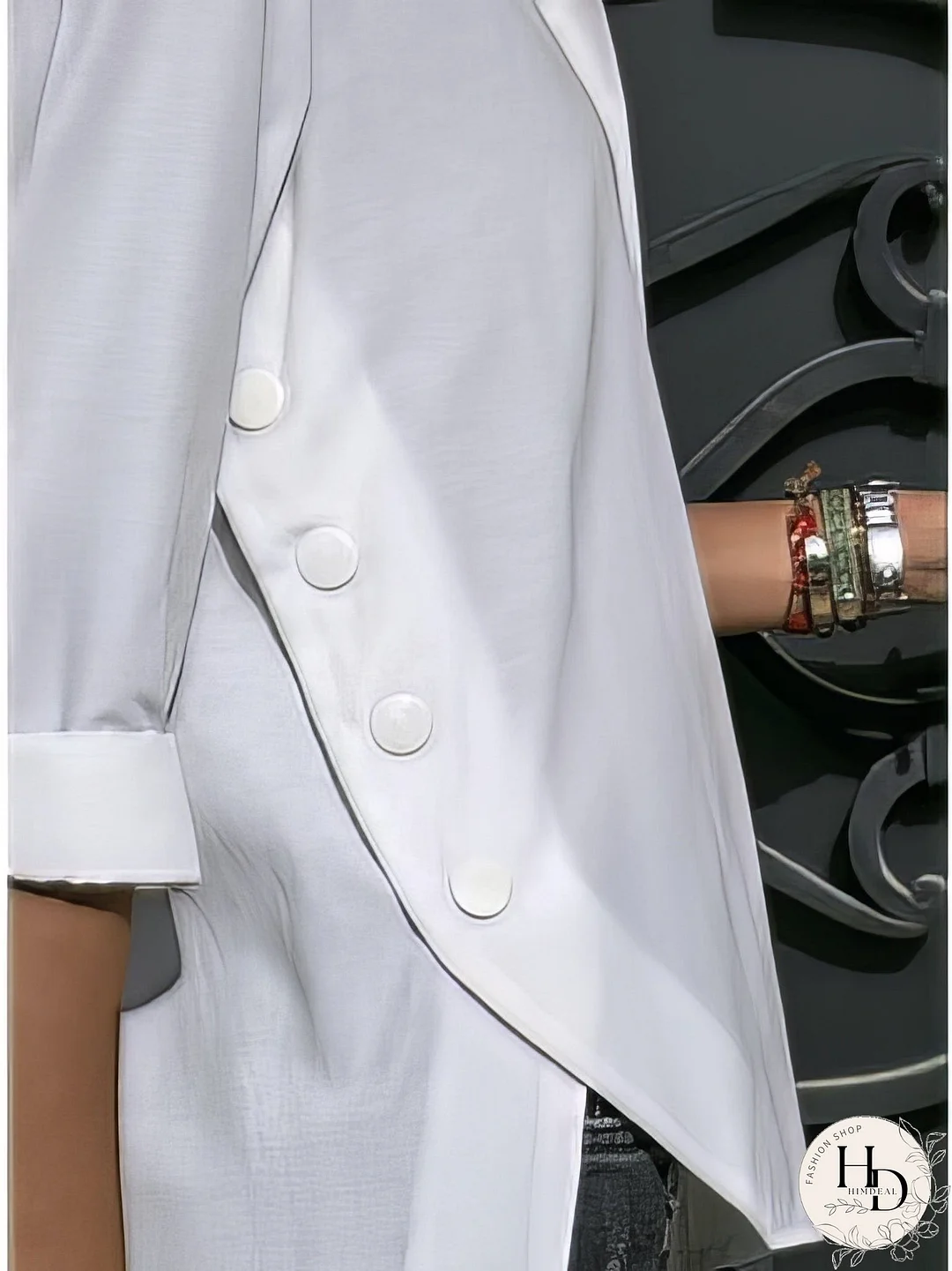 Stylish Side Split Shirt