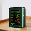 6 In 1 Air Quality Monitor Accurate PM2.5 PM10 HCHO TVOC CO2 CO Detector