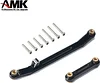 AMK Metal Axial SCX24 Servo Set Including Servo Mount Bracket & Arms & Steering Links for 1/24 RC Crawler Upgrades(Green)