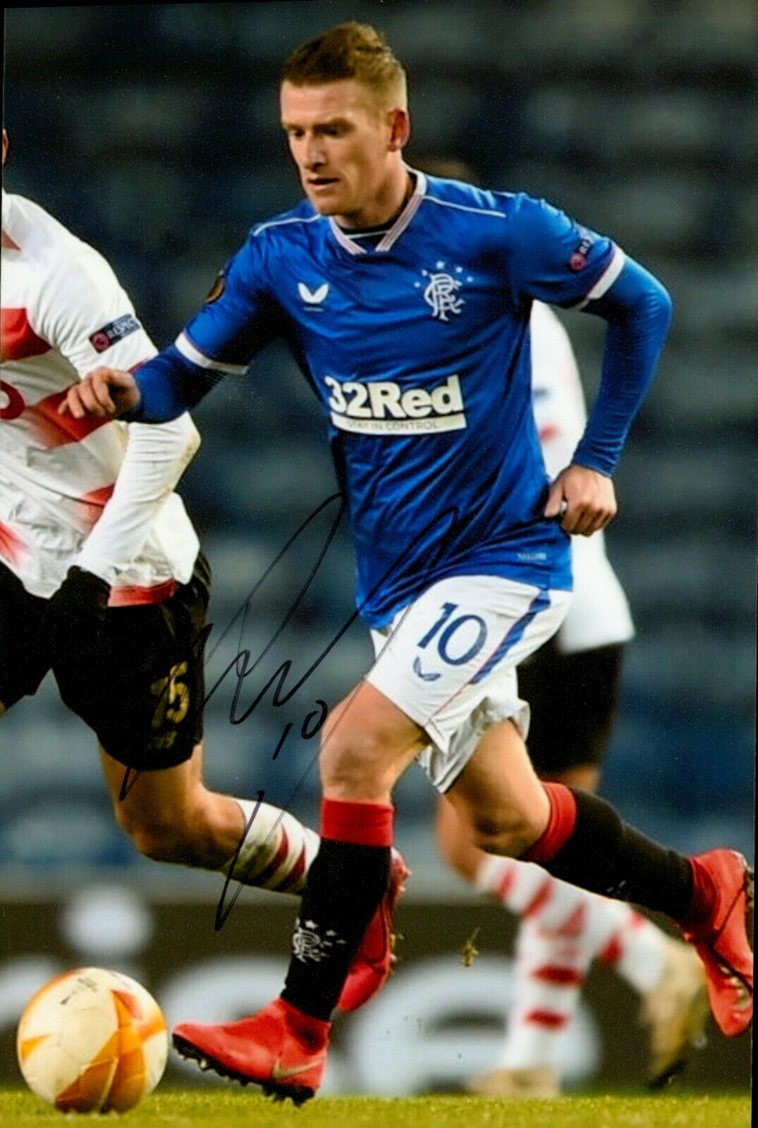 Steven Davis Hand Signed 6x4 Photo Poster painting Glasgow Rangers N. Ireland Autograph + COA