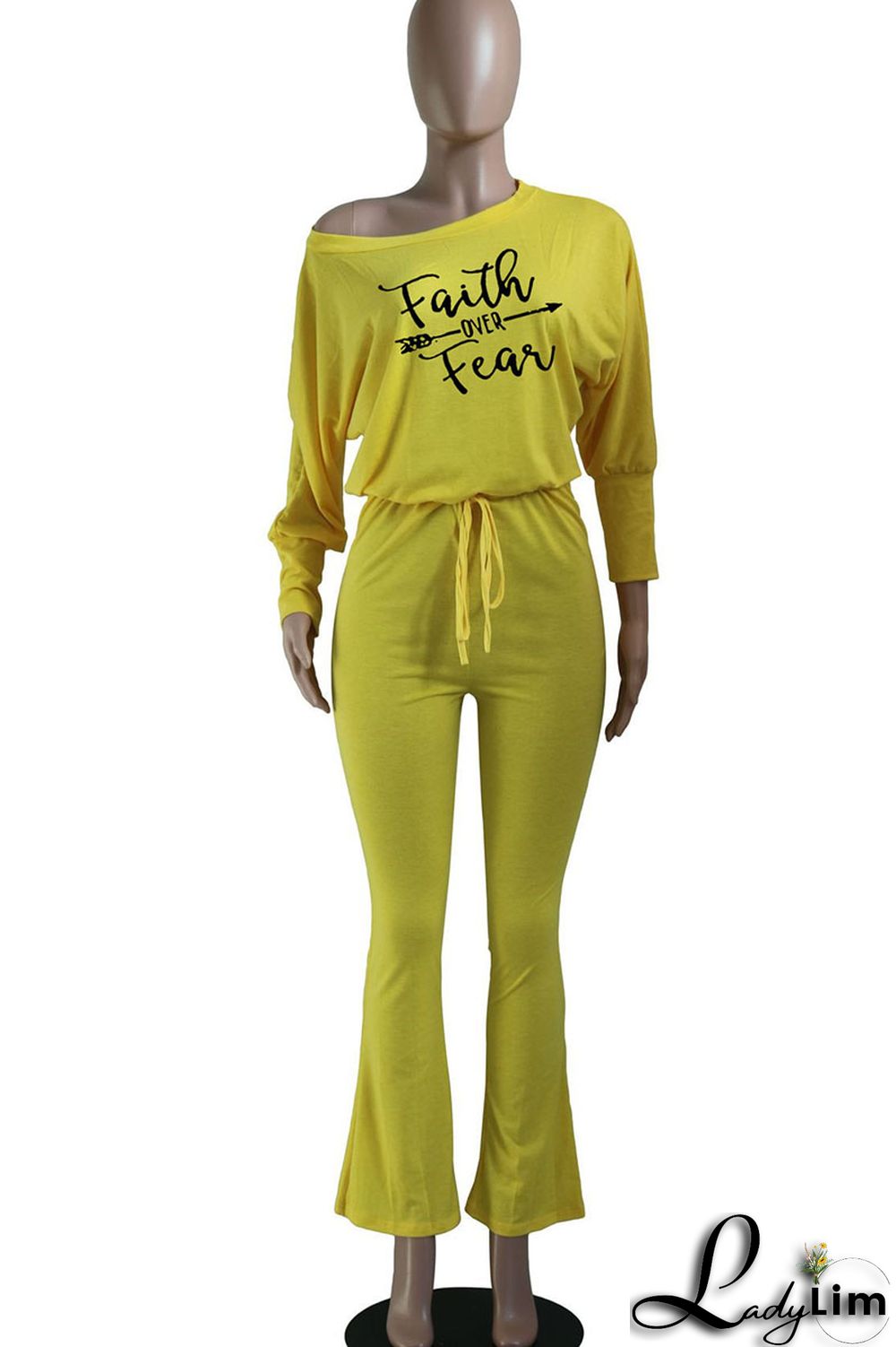 Black Casual Print Split Joint Oblique Collar Straight Jumpsuits