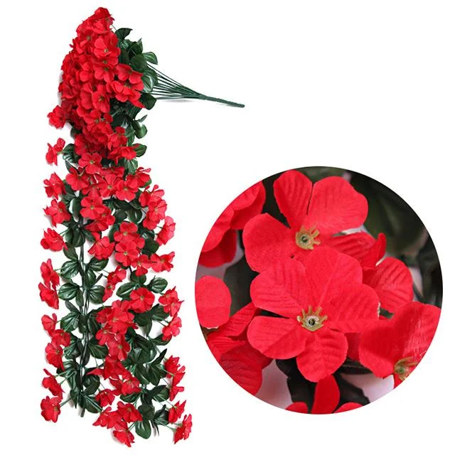 Vivid Artificial Hanging Orchid Bunch(2pcs)