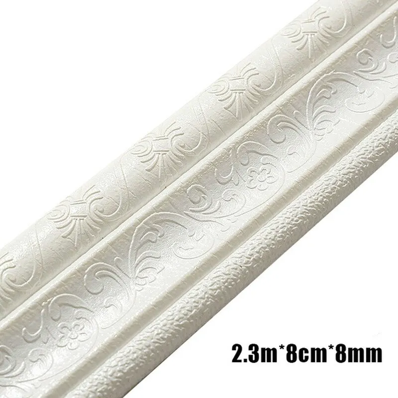 Athvotar 3D Self-adhesive Foam Wall Stickers Decor Wall Molding ...
