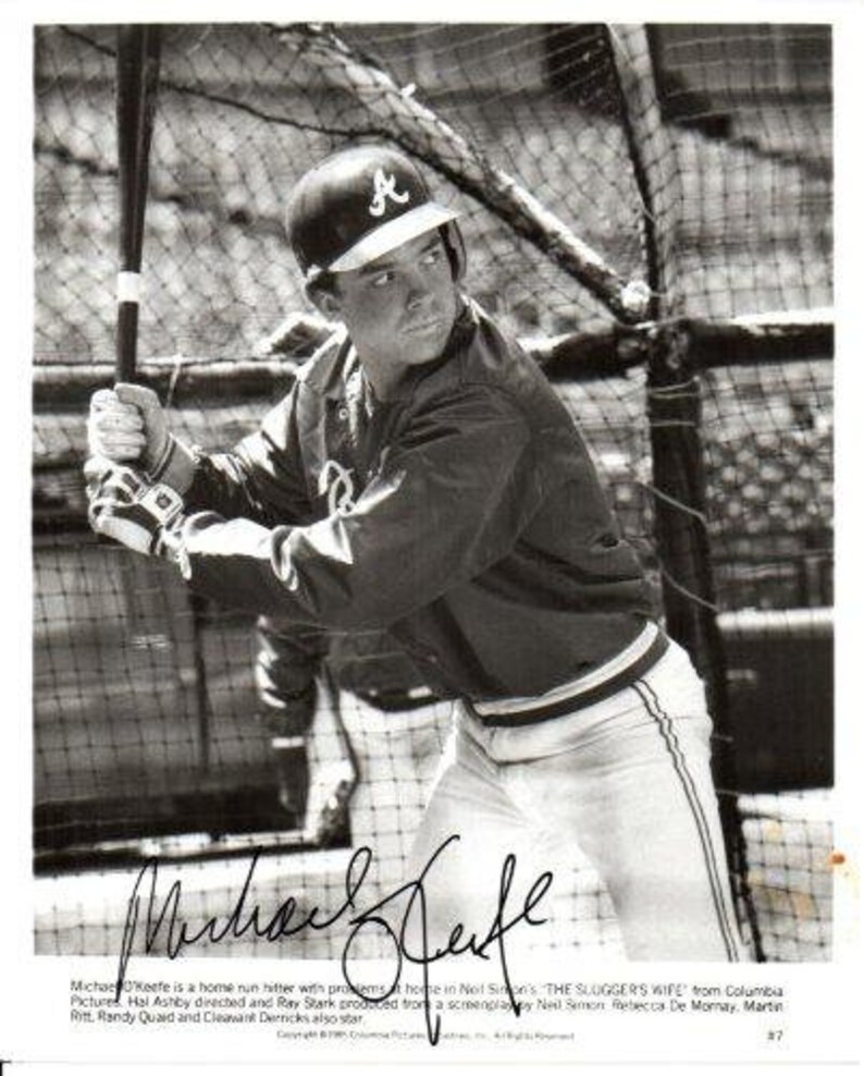 Michael O'Keefe Autographed Glossy 8x10 Photo Poster painting