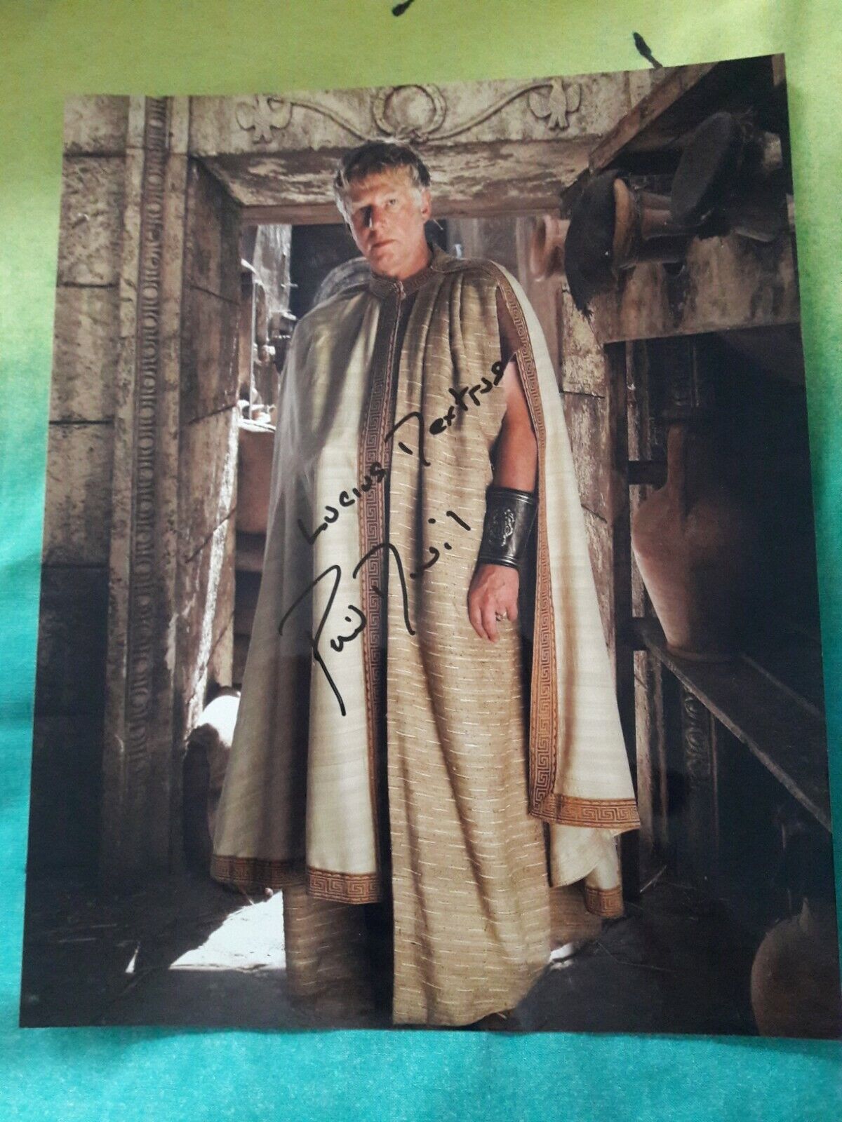 Doctor Who Autograph - Phil Davis signed Dr Who Photo Poster painting