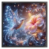 Hummingbird Flowers-14CT Counted Cross Stitch 40*40cm/15.75*15.75in