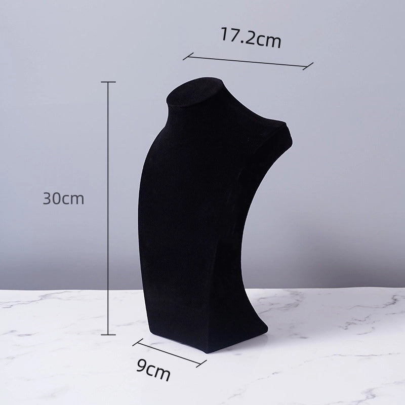 1 Piece Velvet Minimalist Solid Color Jewelry Display