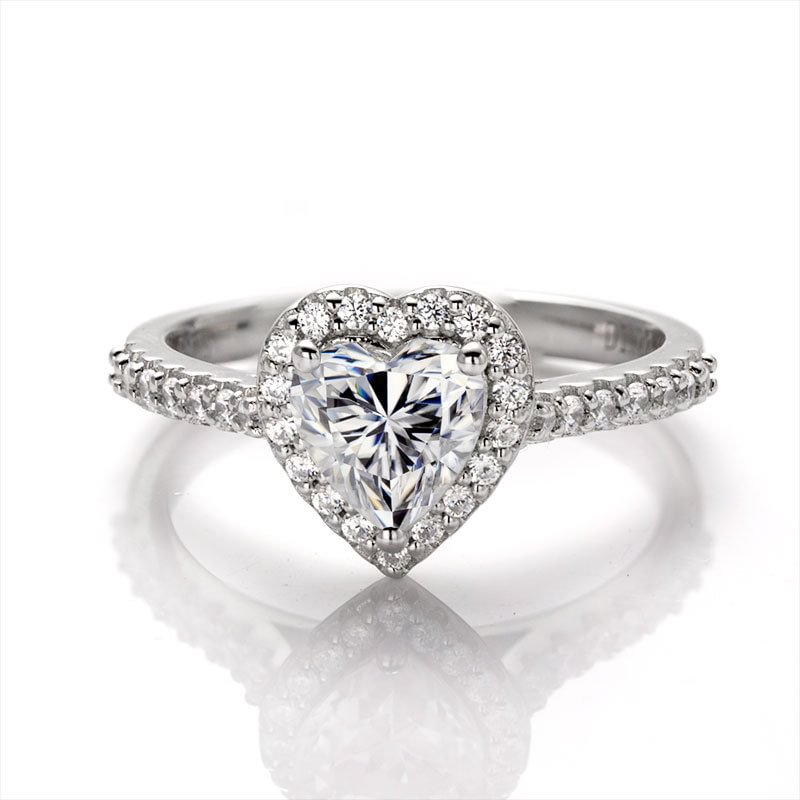 Moissanite Diamonds 1ct. Engagement Rings