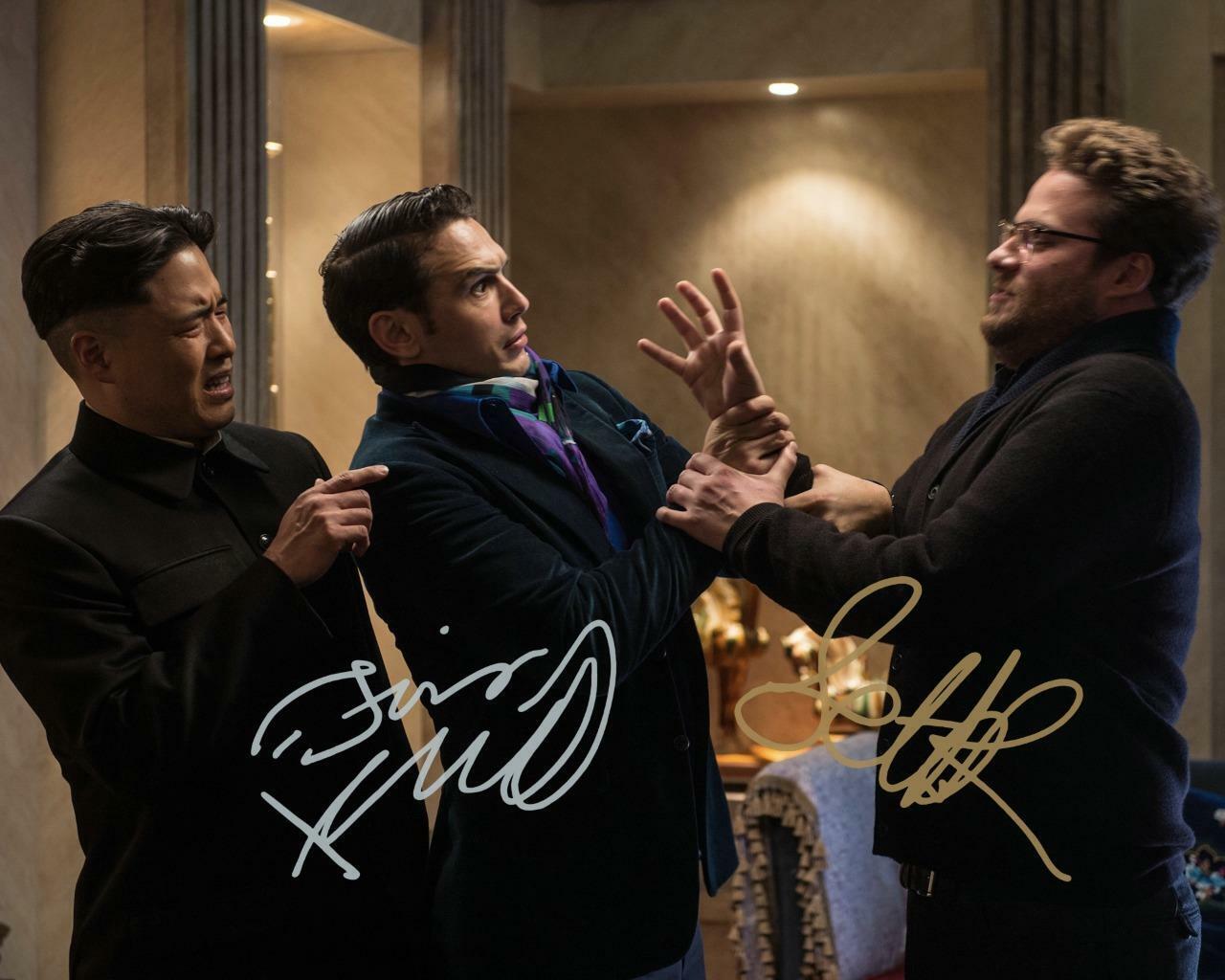 The Interview James Franco & Seth Rogan SIGNED AUTOGRAPHED 10X8REPRO PRINT Photo Poster painting