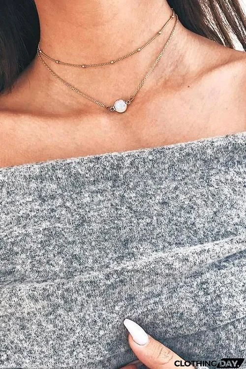 Layered Pearl Choker