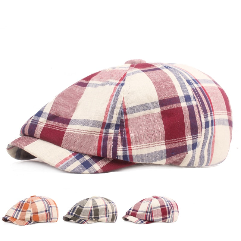 The PEAKED Plaid Beret (NEW for 2024)