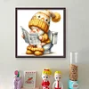 (Counted/Stamped)Goblin Goes To Toilet-18CT Cross Stitch 25*25cm/9.84*9.84in