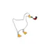 Elegant Hopping Swan