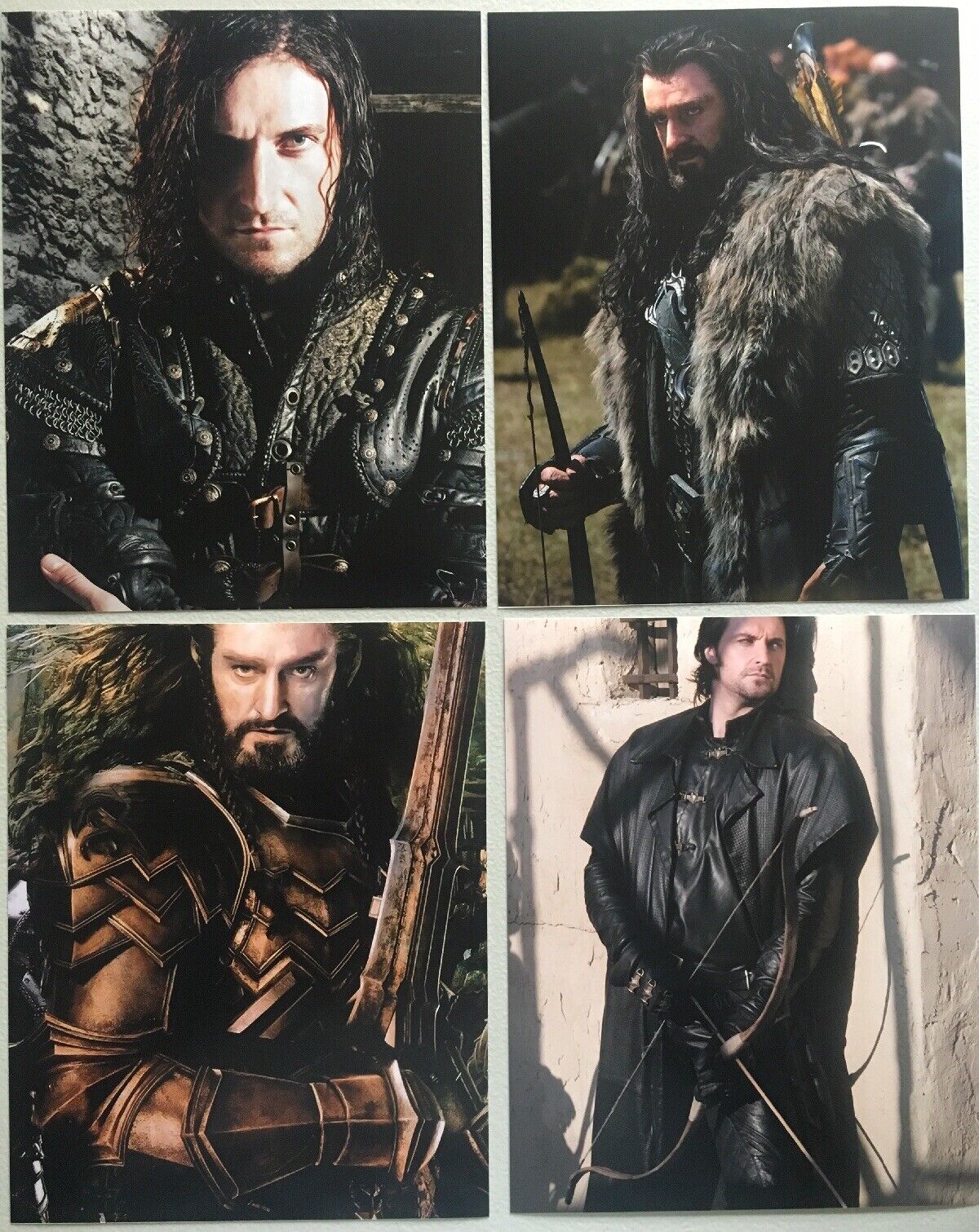 Richard Armitage 8x10 Photo Poster painting Lot Bundle : 12 Posed Prints HOBBIT MOVIE