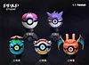 1:1 Scale Gengar Pokeball - Pokemon Resin Statue - PPAP Studios [In Stock]