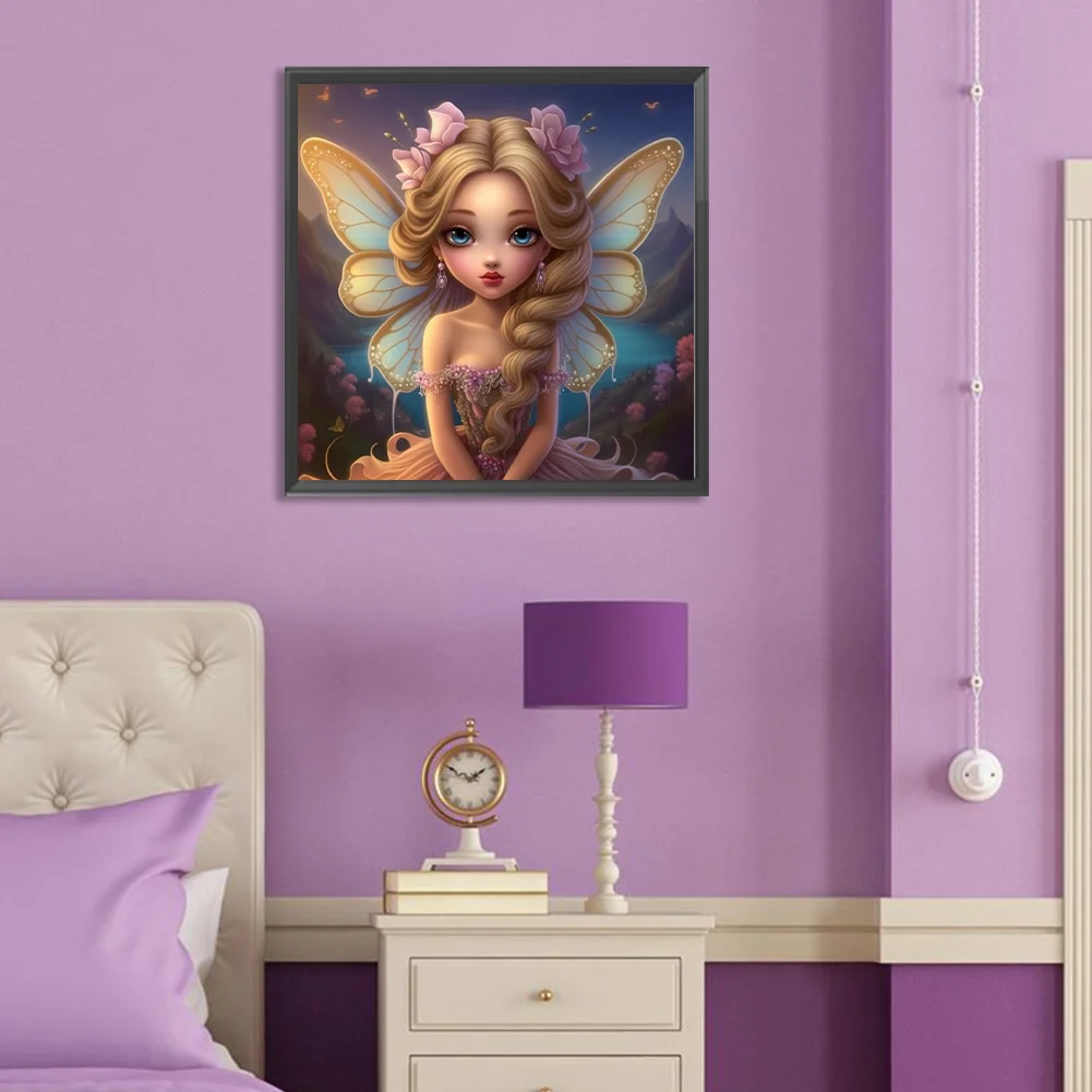 Diamond Painting - Full Round Drill - Elf Girl(Canvas|30*30cm)