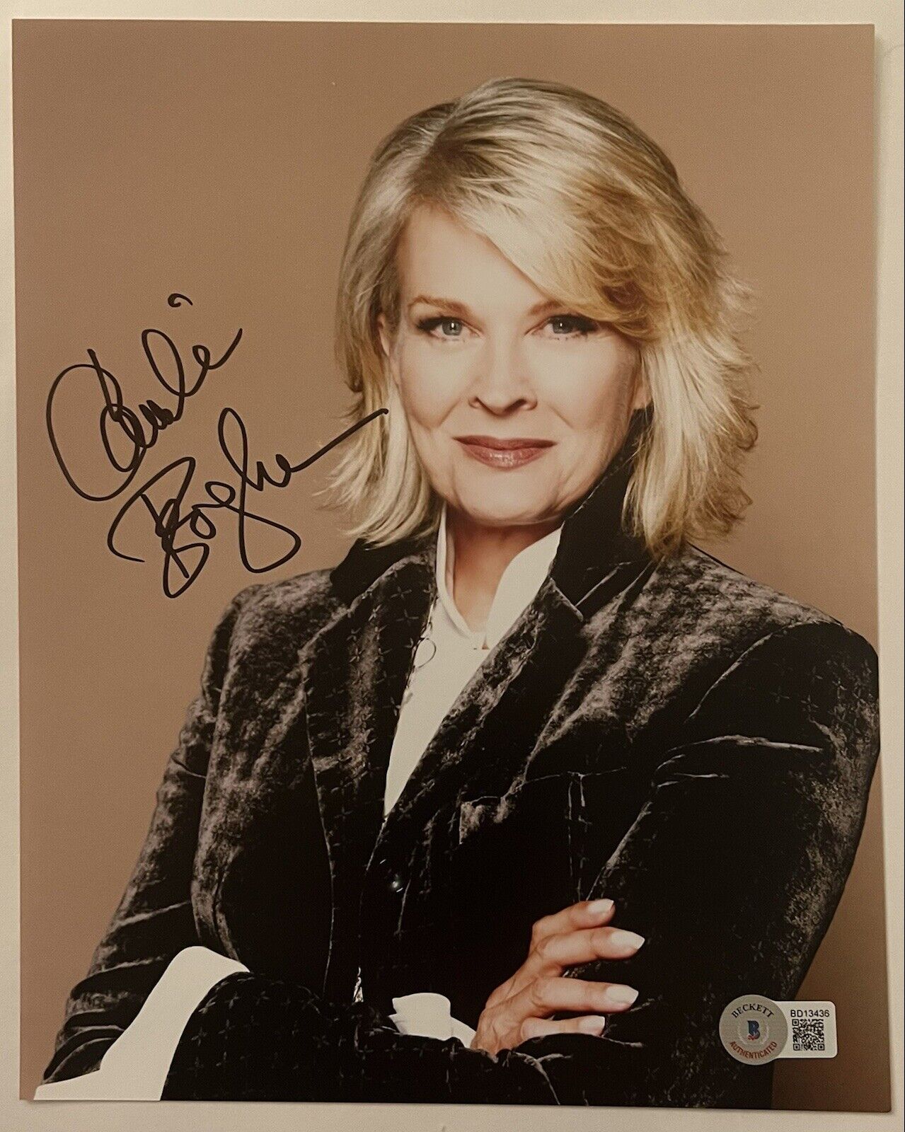 Candice Bergen Signed Autographed 8x10 Photo Poster painting Becket Murphy Brown?