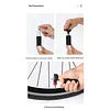 Bicycle CO2 Valve Head Kit with Foam Sleeve M&A Valves Adapter for Cycling