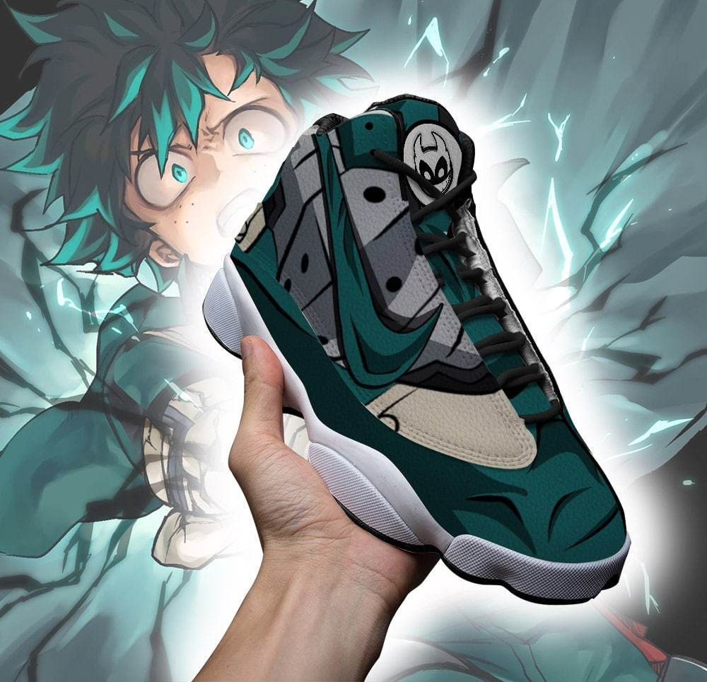 BNHA Deku Sneakers Custom Anime My Hero Academia Shoes