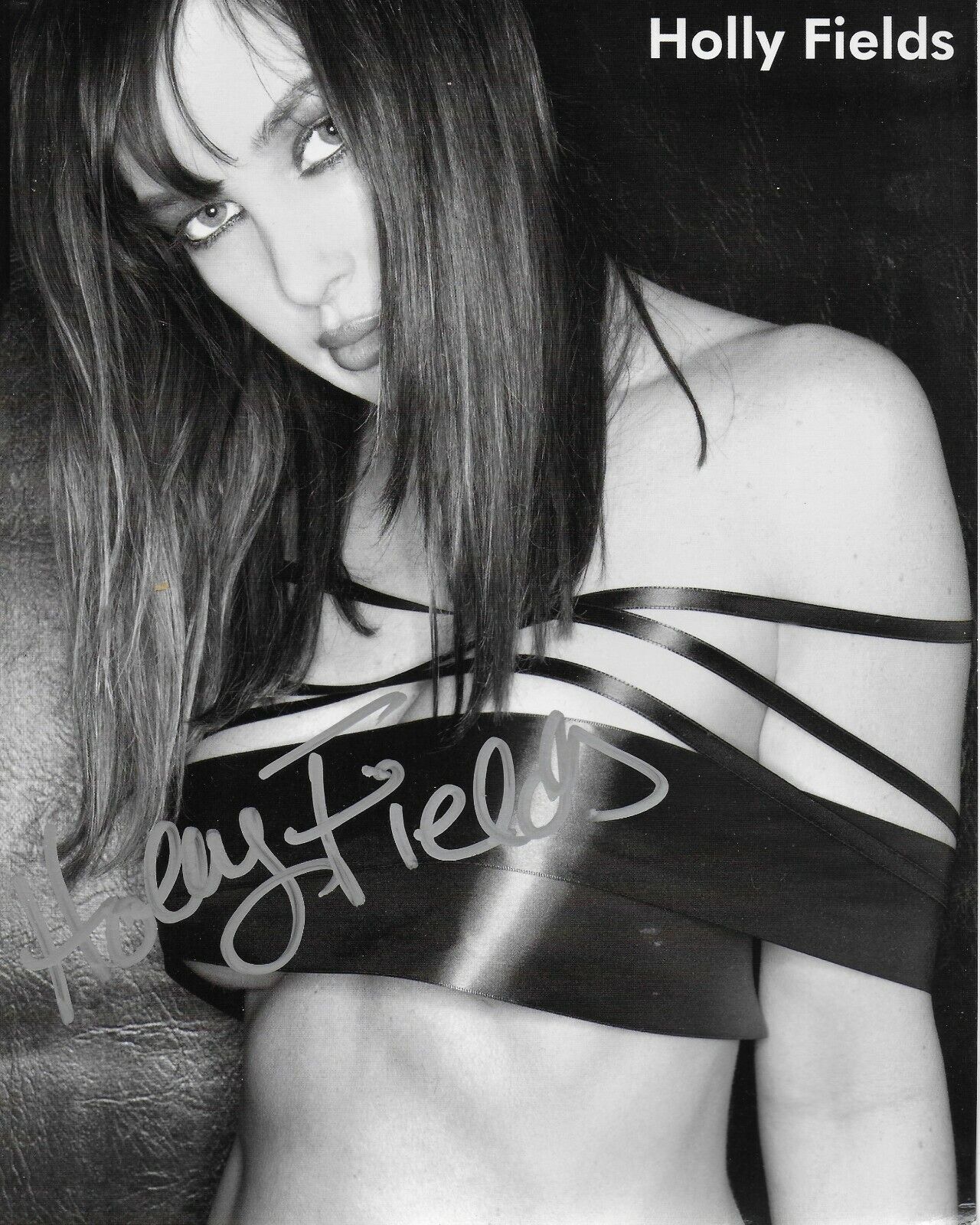 Holly Fields Original Autographed 8X10 Photo Poster painting #2