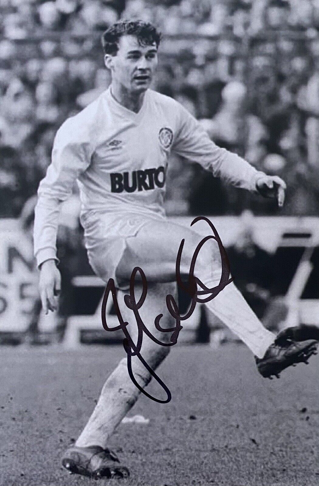 John Sheridan Genuine Hand Signed Leeds United 6X4 Photo Poster painting 2