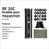 Portable Adjustable Beam Angle Photo Lighting High CRI LED Gobo Light for Studio & Shooting