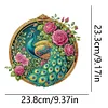 (US Only)Peacock 2D Flat DIY Diamond Painting Set Diamond Art Pendant Home Wall Decor