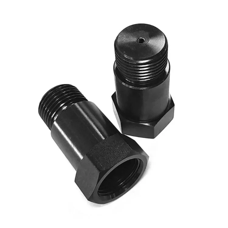 Garlaven Black Car O2 Oxygen Sensor Connectors M18 x 1.5 Lambda Sensor Adapter Tools