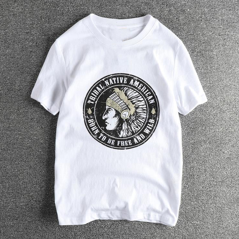 Vintage Tribal Indian Pattern Short Sleeve T-Shirt