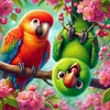 Diamond Painting-DIY Full Round Drill Bird